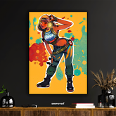 Raze – Valorant Graffiti Style Poster